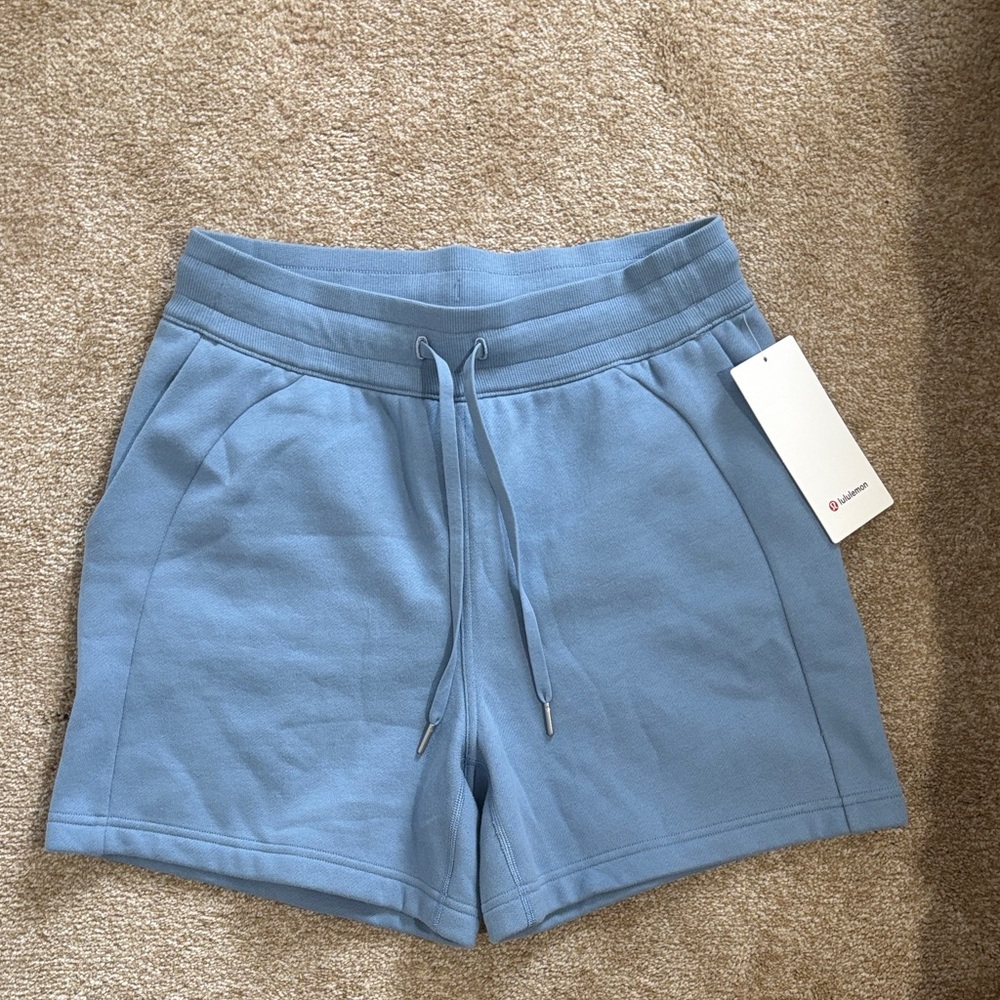 Lululemon Athletica Light Blue Athletic Shorts